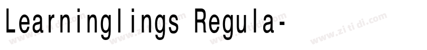 Learninglings Regula字体转换 Learninglings Regula字体转换